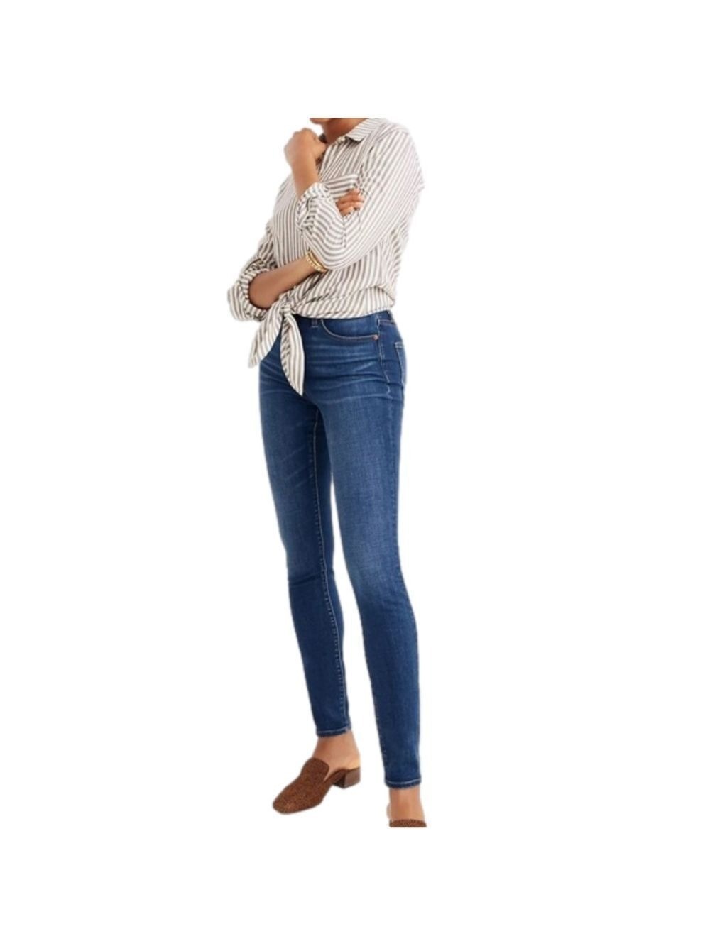 Madewell Curvy High Rise Skinny Jeans Size 25 Hayes Wash